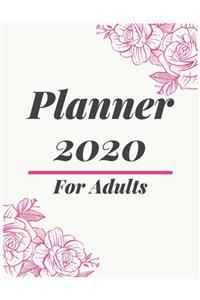 Planner 2020 for adults