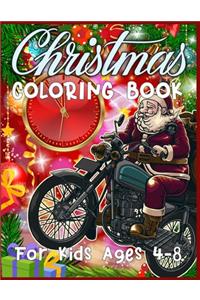 Christmas Coloring Book For Kids Ages 4-8