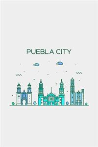 Puebla Minimalist Travel Notebook [Lined] [6x9] [110 pages]