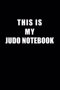 Notebook For Judo Lovers