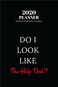 2020 Planner Weekly and Monthly Calendar