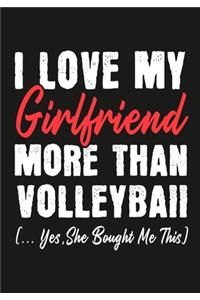 I love my girlfriend More Than Volleyball (...yes, she bought me this)