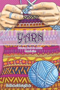 Travel Size Yarn Coloring Book for Adults