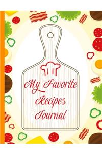 My Favorite Recipes Journal
