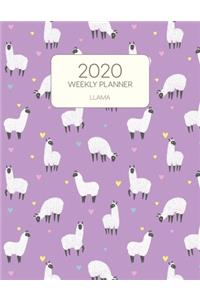 2020 Weekly Planner Llama