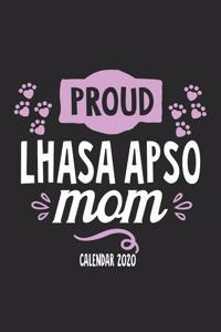 Proud Lhasa Apso Mom Calender 2020