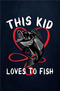 This kid loves to fish