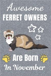 Awesome Ferret Owners Are Born In November