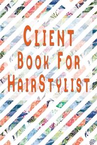 Client Book for HairStylists
