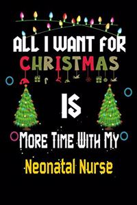 All I want for Christmas is more time with my Neonatal Nurse