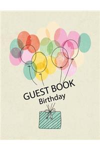 Guest Book Birthday