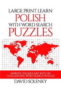 Large Print Learn Polish with Word Search Puzzles