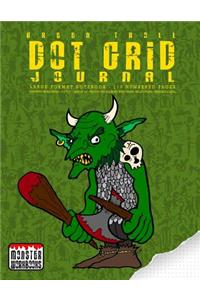 Green Troll - Dot Grid Journal - Large Notebook - 110 Pages