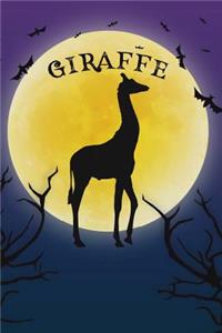 Giraffe Notebook Halloween Journal