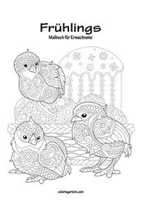 Frühlingsmalbuch für Erwachsene 1