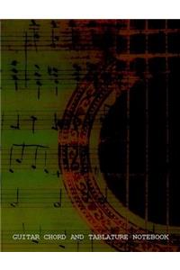 Guitar Chord and Tablature Notebook