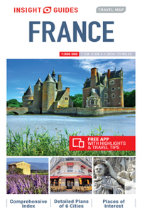 Insight Guides Travel Map France - Map of France
