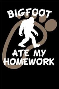 Bigfoot Ate My Homework