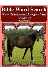 Bible Word Search New Testament Large Print Volume 41
