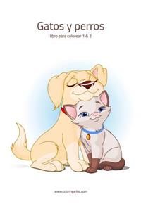 Gatos y perros libro para colorear 1 & 2
