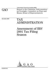 Tax Administration: Assessment of IRS 2001 Tax Filing Season