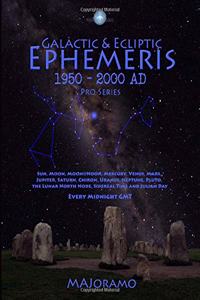 Galactic & Ecliptic Ephemeris 1950 - 2000 Ad