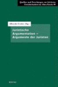 Juristische Argumentation - Argumente Der Juristen