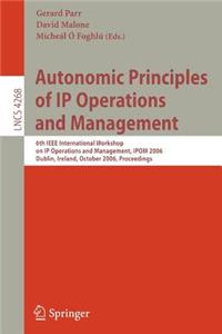 Autonomic Principles of IP Operations and Management