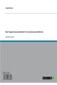 Der Eigentumsvorbehalt Im Insolvenzverfahren