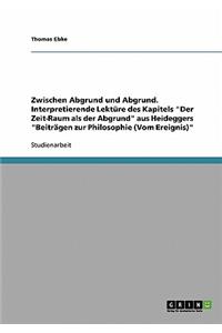 Zwischen Abgrund und Abgrund. Interpretierende Lektüre des Kapitels 
