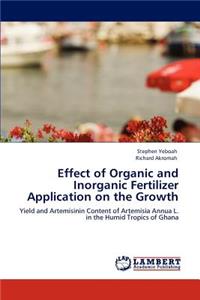 Effect of Organic and Inorganic Fertilizer Application on the Growth