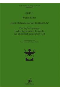 Habt Ehrfurcht VOR Der Gottheit NN