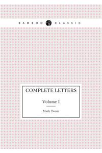 Complete Letters Volume I