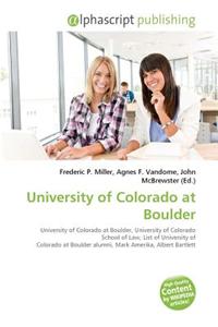 University of Colorado at Boulder