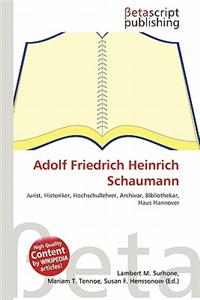 Adolf Friedrich Heinrich Schaumann