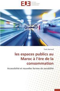 Les Espaces Publics Au Maroc À L Ère de la Consommation