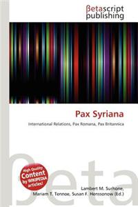 Pax Syriana