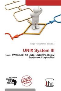 Unix System III