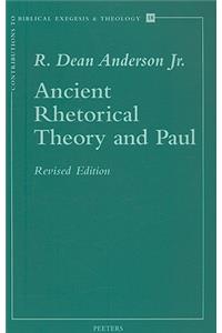 Ancient Rhetorical Theory and Paul