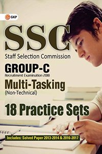 SSC Group C Multi-Tasking (Non Technical) - 18 Practice Sets