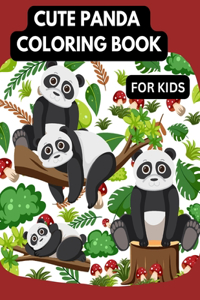 Cute Panda Coloring Book