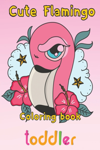 Cute Flamingo Coloring book toddler
