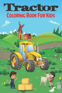Tractor Coloring Book For Kids