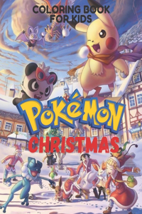 Pokemon Christmas Coloring Book For Kids