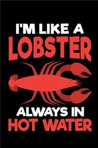 Funny Seafood Theme Notebook