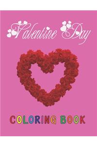 Valentine Day Coloring Book.