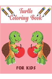 Turtle Coloring Book For Kids