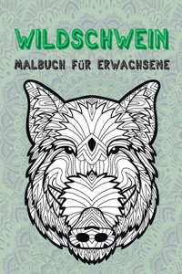 Wildschwein - Malbuch für Erwachsene