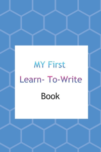 My First Learn to Write Book