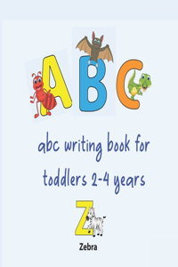 ABC Writing Book for Toddlers 2-4 years